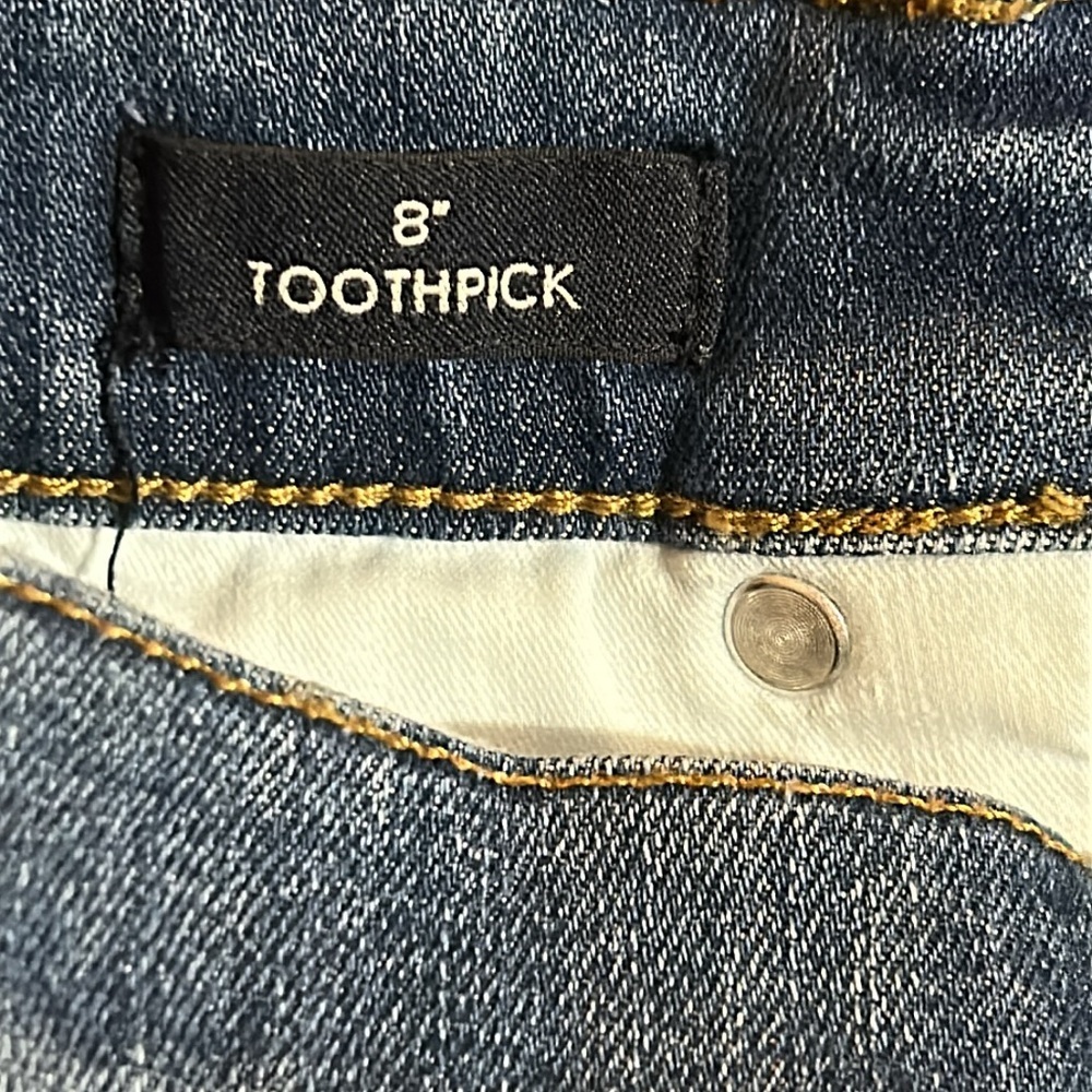 NWT J. Crew factory 8" Toothpick Jean with Let-Down Hem: size 26 - Picture 9 of 15